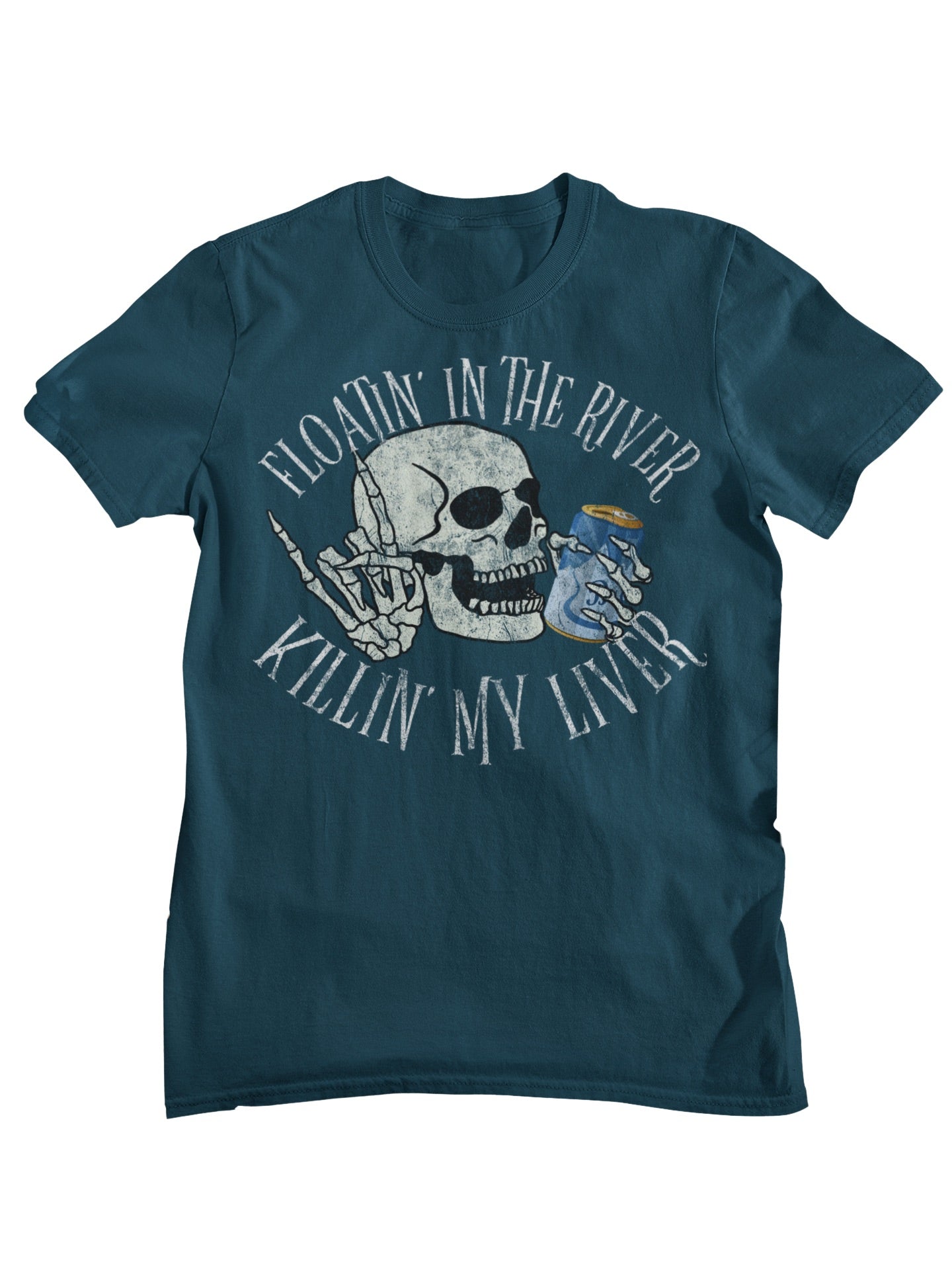 Floatin’ in the River killin’ my liver T-shirt