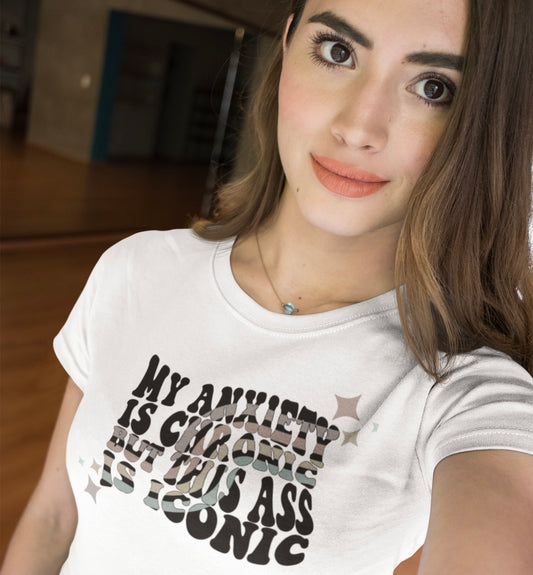 Anxiety Chronic A** Iconic T-shirt