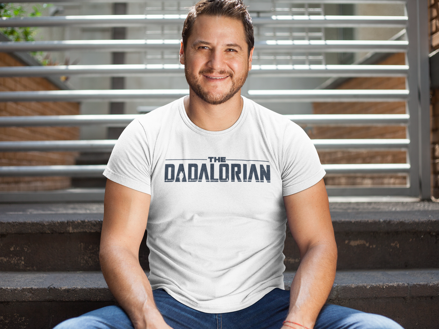 Dadalorian star wars inspired t-shirt for father's day