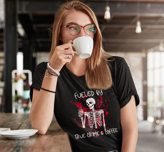 True Crime & Coffee Unisex Cotton Tee