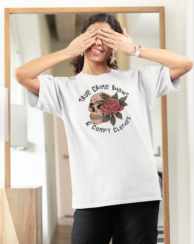 True Crime Shows & Comfy Clothes Unisex Cotton Tee
