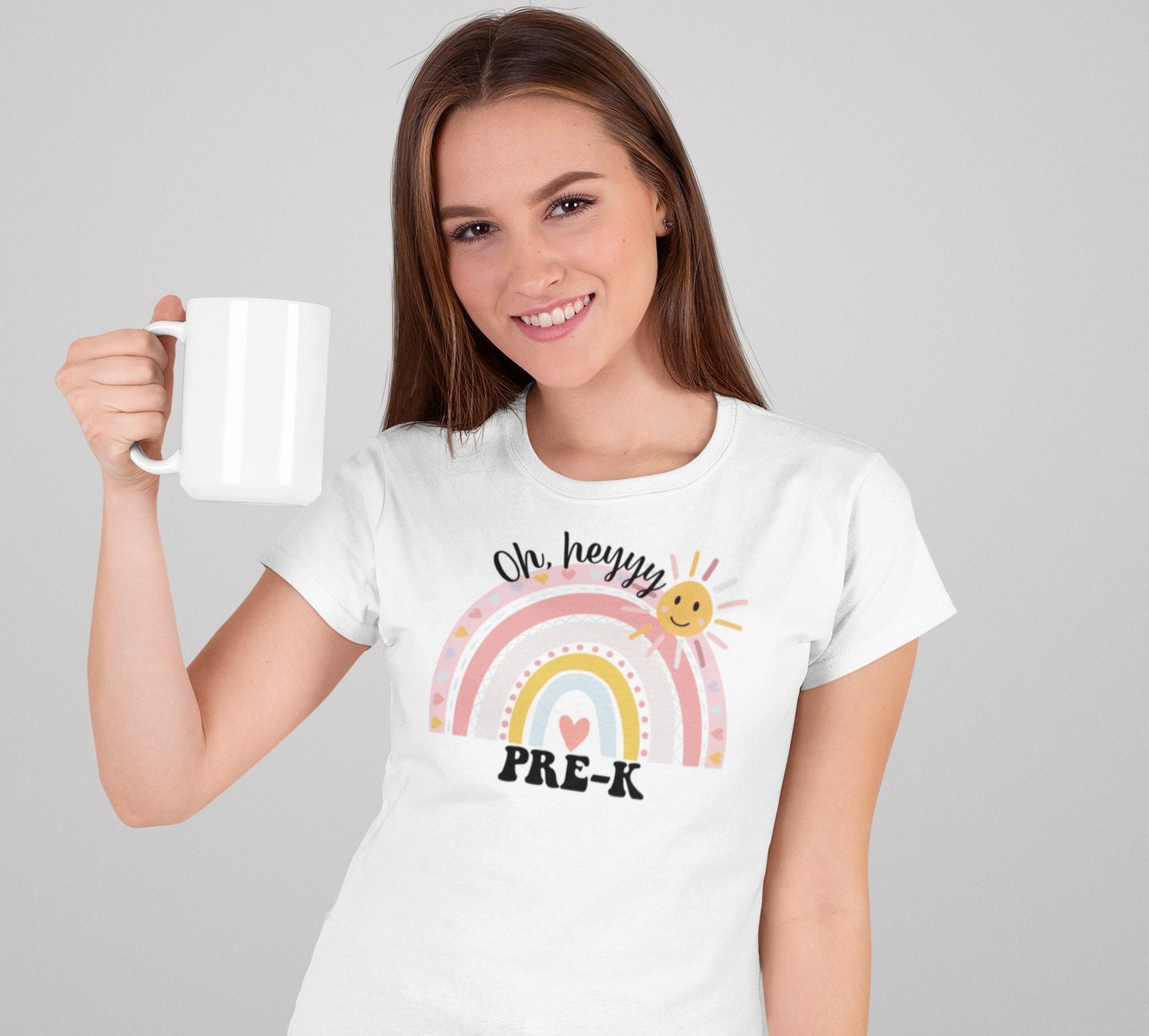 Back to school 8 PNG bundle oh hey grade level boho rainbow smiley sunshine instant digital download PNG files for teacher kids shirts