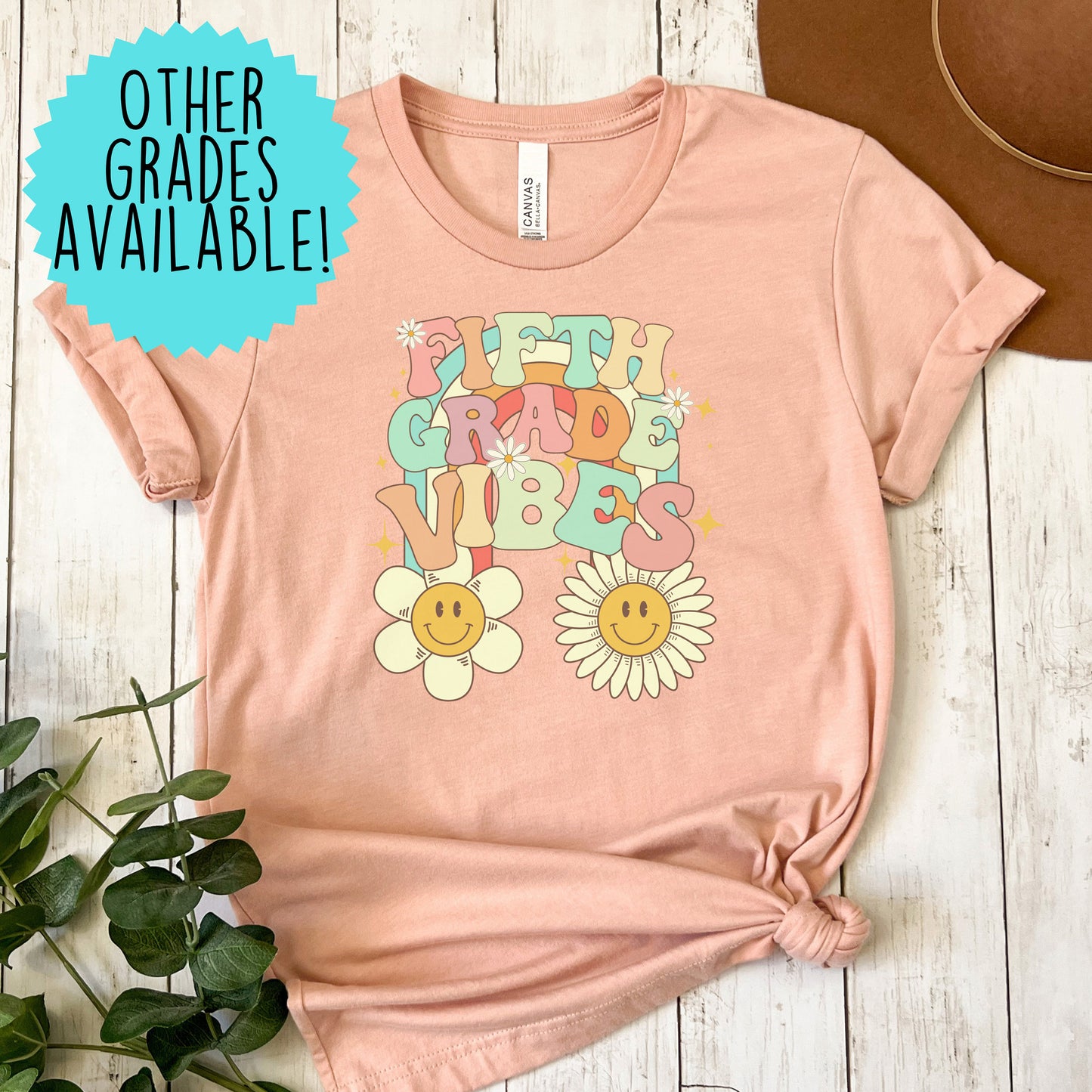 Grade Level Retro Vibes PNG bundle Retro Font Digital PNG File Back to school rainbow smiley sunshine digital download, teacher kids shirt