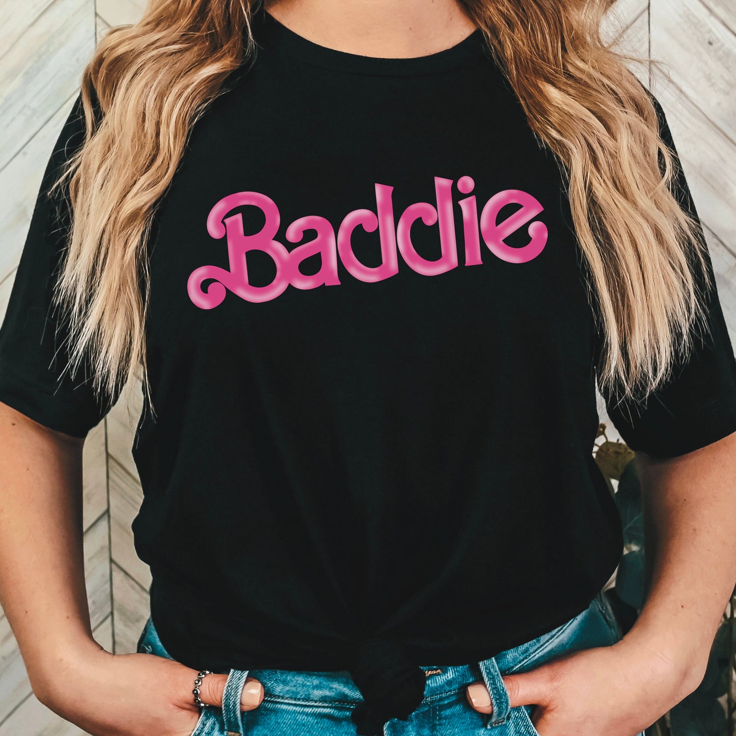 Barbie inspired baddie T-shirt | hot pink Barbie | Barbie let’s party