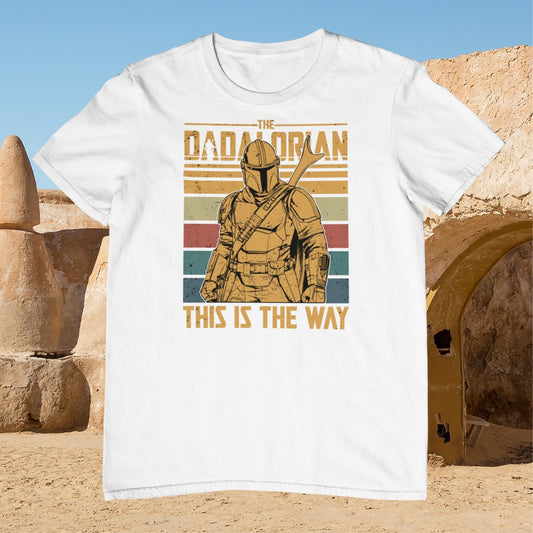 The Dadalorian This Is The Way star wars inspired t-shirt for Father’s Day