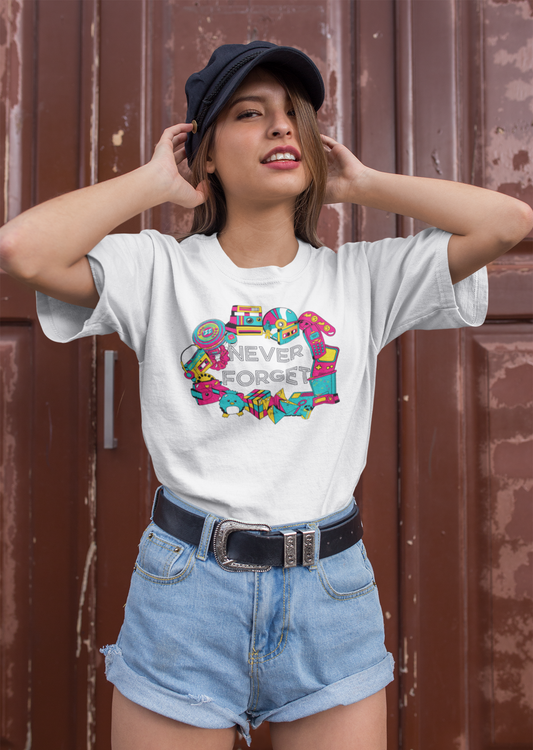 90’s Never Forget Nostalgia Pop Culture T-shirt