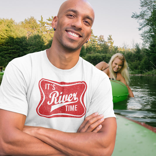It’s River time river floating Miller Lite inspired T-shirt