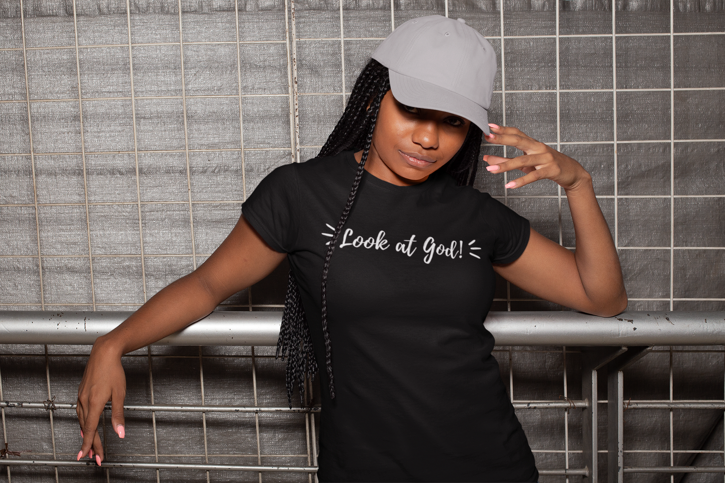 "Look At God" - Unisex Cotton Tee